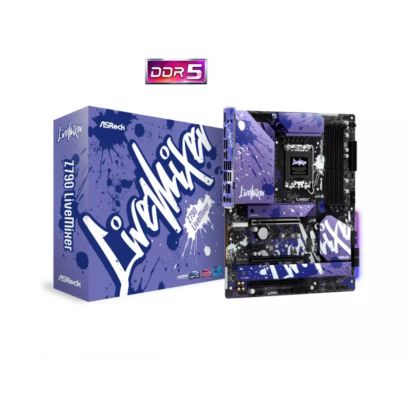 ASRock Z790 LiveMixer ATX LGA1700 DDR5 moederbord