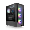 PC-behuizing Thermaltake View 200 TG ARGB Midi Tower zwart