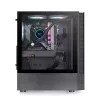 PC-behuizing Thermaltake View 200 TG ARGB Midi Tower zwart