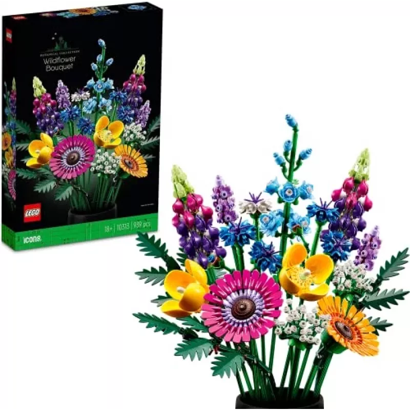 LEGO Icons wilde bloemenboeket set 10313, meerkleurig