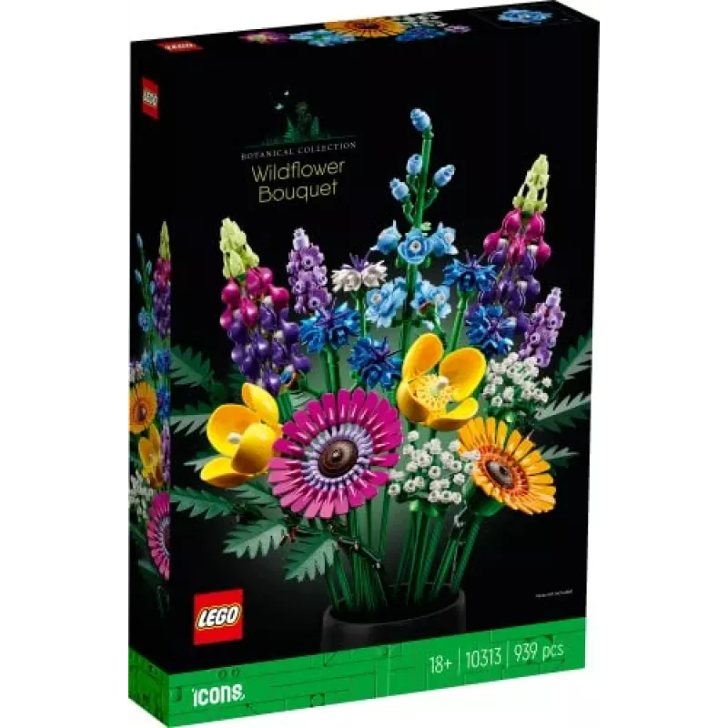 LEGO Icons wilde bloemenboeket set 10313, meerkleurig