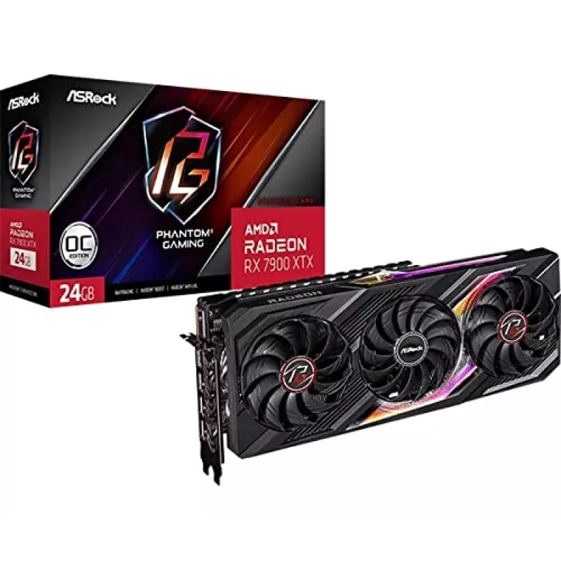 ASRock Radeon RX 7900 XTX Phantom Gaming 24GB GDDR6 grafische kaart
