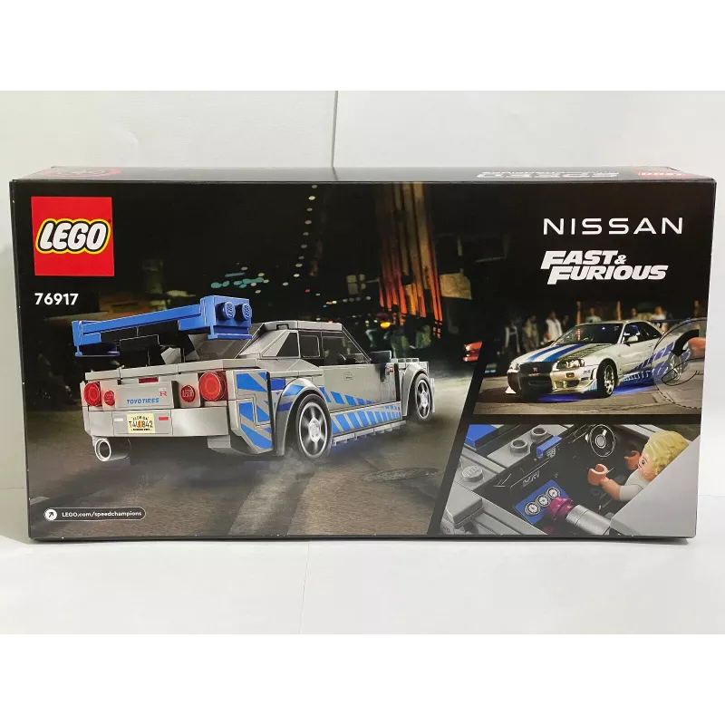 LEGO 76917 Speed Champions 2 Fast 2 Furious Nissan Skyline GT-R (R34) speelgoedauto