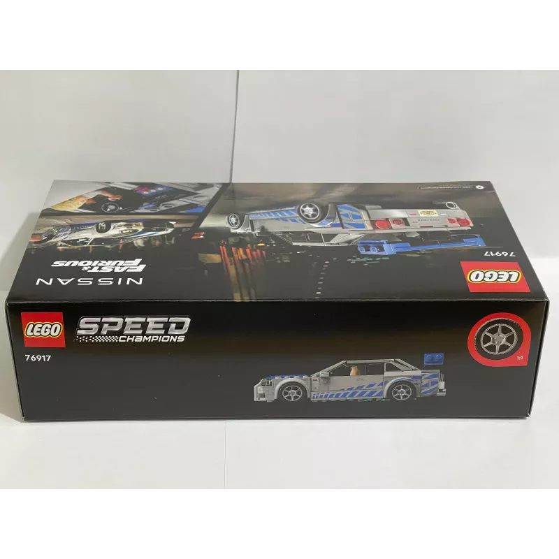 LEGO 76917 Speed Champions 2 Fast 2 Furious Nissan Skyline GT-R (R34) speelgoedauto