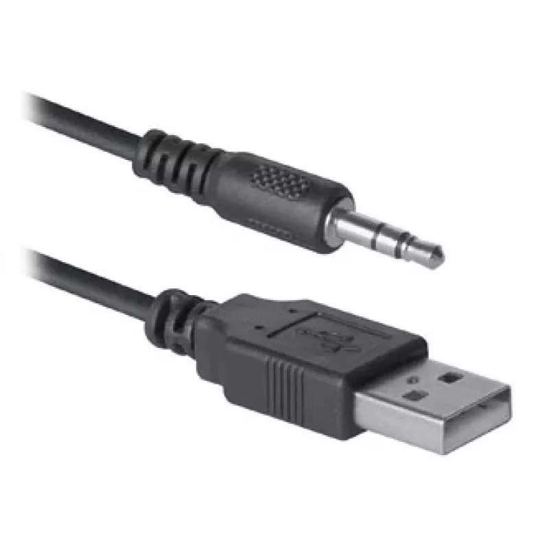 DEFENDER SPK-240 bekabelde desktopluidsprekers, 2.0, 6 W RMS, USB-voeding, 3,5 mm, zwart