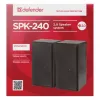 DEFENDER SPK-240 bekabelde desktopluidsprekers, 2.0, 6 W RMS, USB-voeding, 3,5 mm, zwart