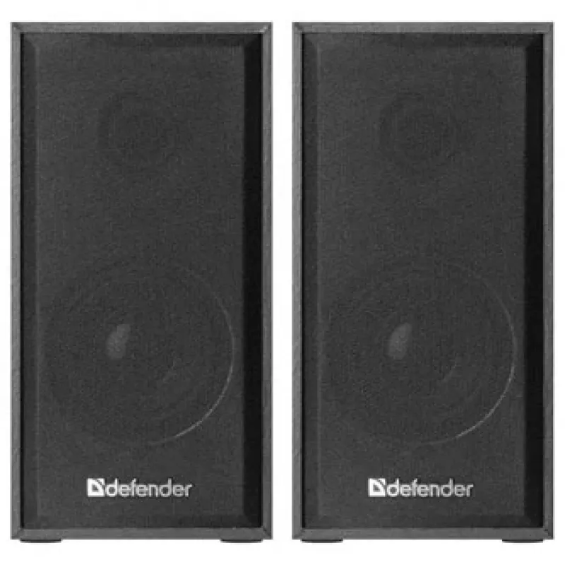 DEFENDER SPK-240 bekabelde desktopluidsprekers, 2.0, 6 W RMS, USB-voeding, 3,5 mm, zwart