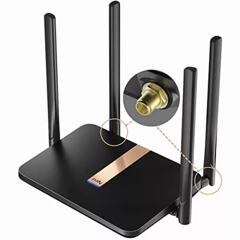 Cudy LT500D draadloze router Fast Ethernet dualband (2,4 GHz / 5 GHz) 4G zwart