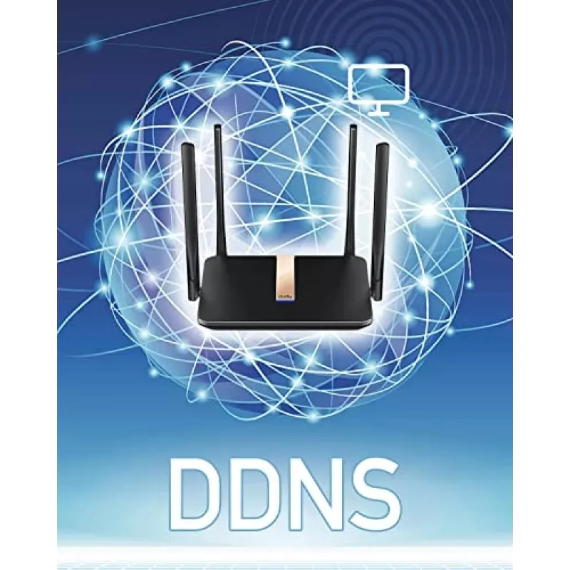 Cudy LT500D draadloze router Fast Ethernet dualband (2,4 GHz / 5 GHz) 4G zwart