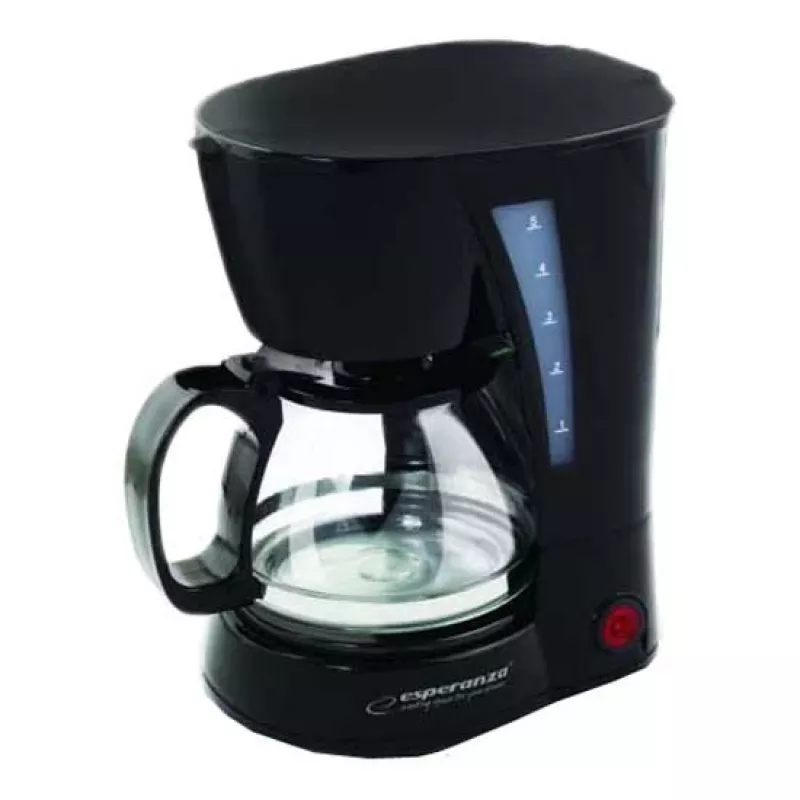 Filterkoffiezetapparaat ESPERANZA EKC006, 0,6 l watertank, 650 W, zwart, voor het aanrechtblad