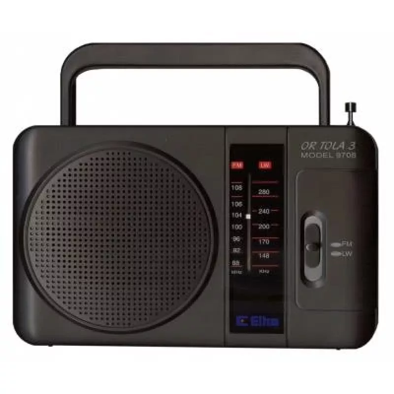 Eltra Tola 3 draagbare radio, FM/LW, zwart