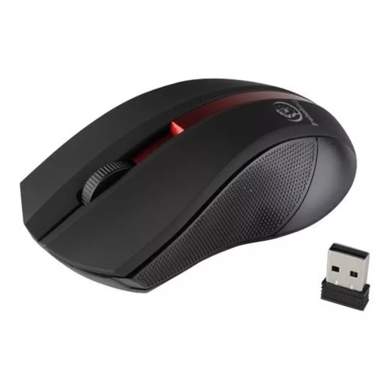 Draadloze optische muis Rebeltec GALAXY zwart/rood interface