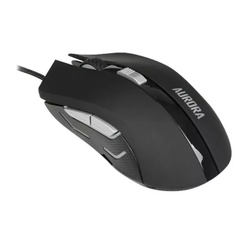 iBox Aurora A-1 IMOGS9031 bedrade optische gamingmuis, 2400 DPI, USB Type-A, RGB, voor rechtshandigen, zwart