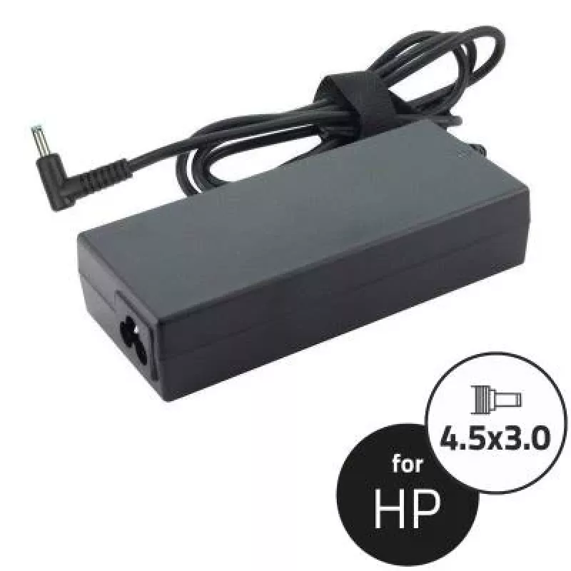 Qoltec voeding voor HP 65W 19,5V 3,33A 4,5x3,0 + pin 50051.65w.hp
