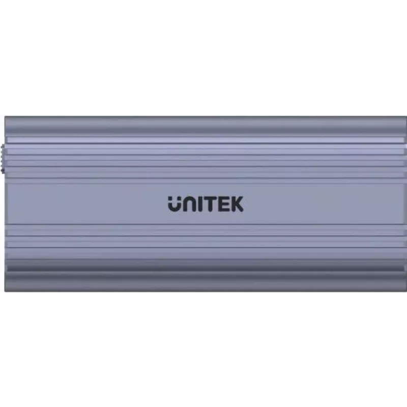 SSD-behuizing Unitek SolidForce Reefer grijs – M.2 NVMe PCIe, USB‑C 10 Gbit/s, aluminium, 1 drive