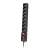 LESTAR 1966004062 verlengkabel 5 m 230 V AC stekkerdoos indoor zwart