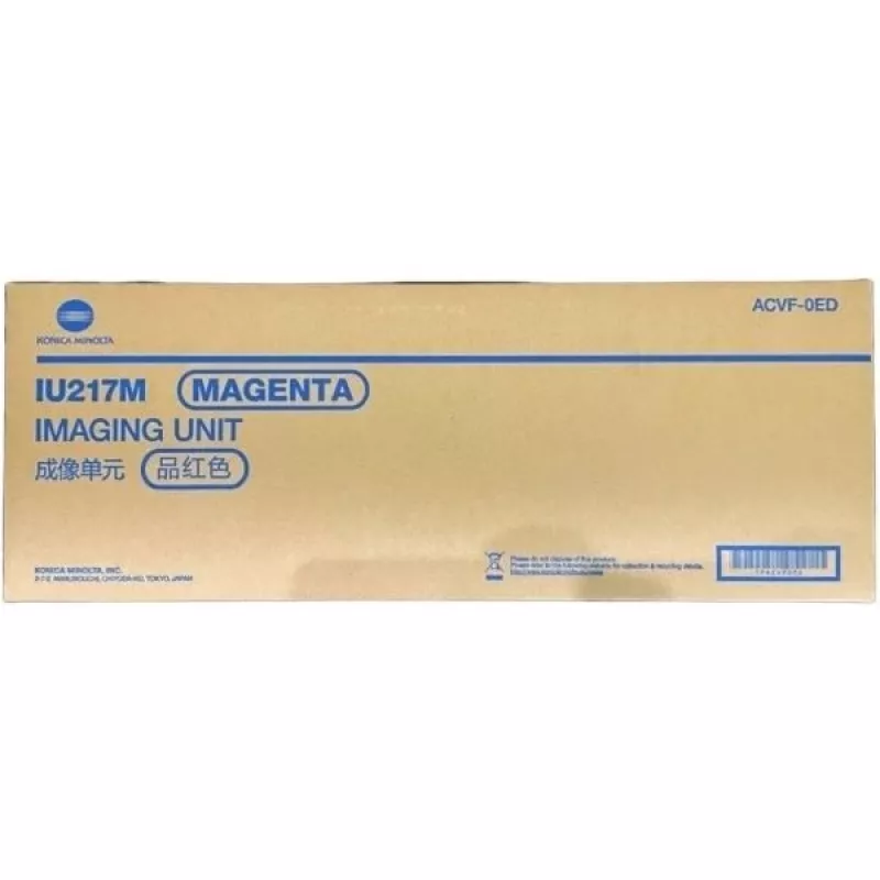 Konica Minolta ACVF0ED/DR-217M trommeleenheid magenta, 87K pagina's voor KM...