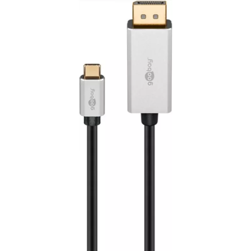 Goobay | USB-C naar DisplayPort adapterkabel | 60176 | Type-C | DisplayPort | USB-C naar DisplayPort | 2 m