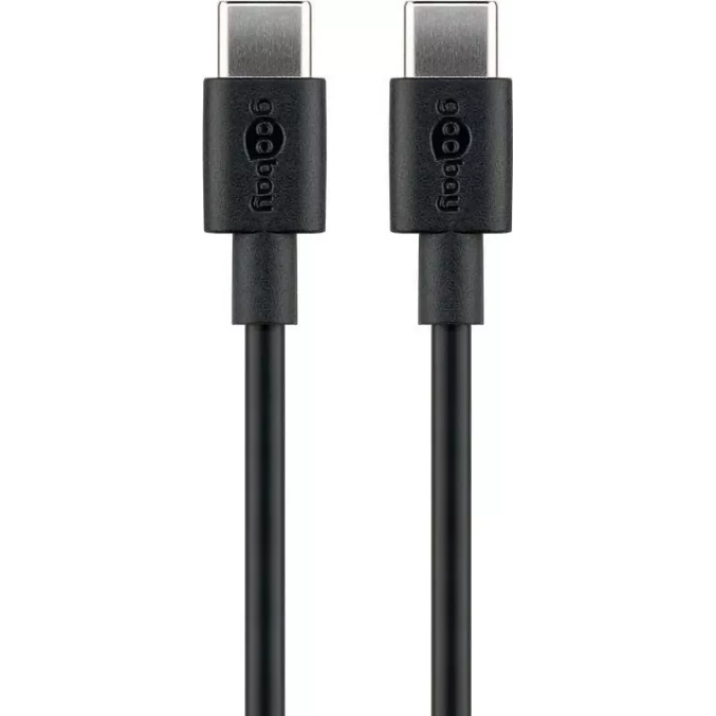 Goobay 51243 USB-kabel 2 m USB 2.0 USB-C zwart (51243)