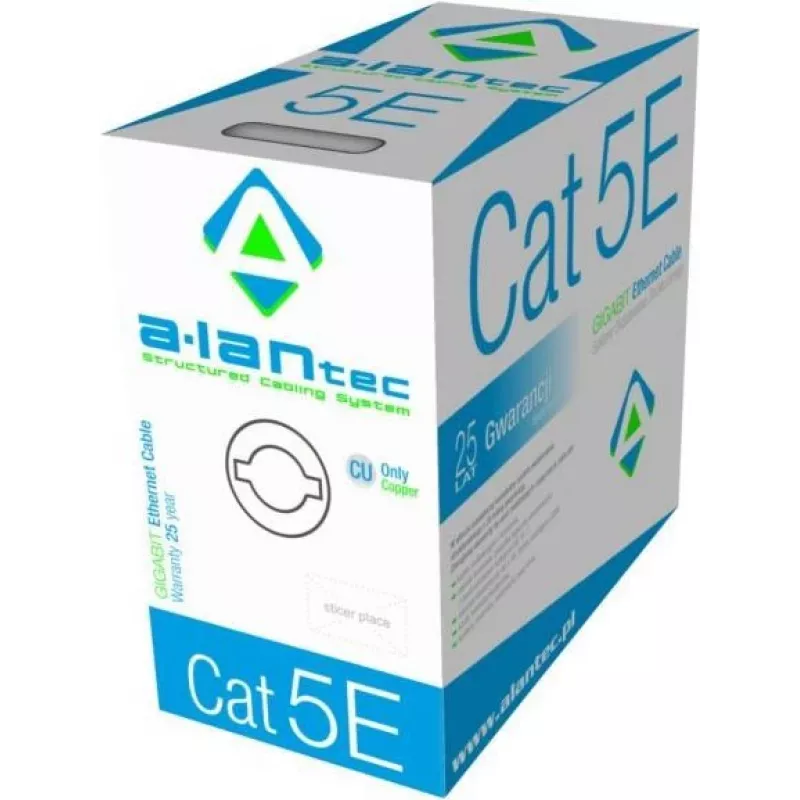A-LAN KIU5PVC305 netwerkkabel grijs 305 m Cat5e U/UTP (UTP)
