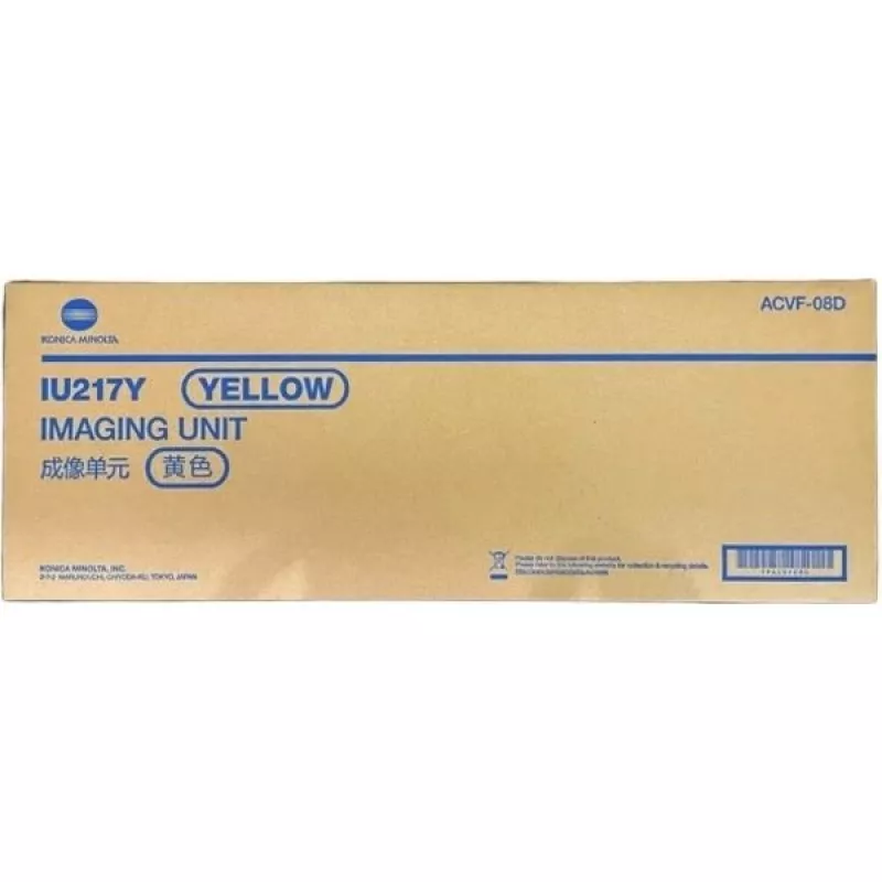 Konica Minolta ACVF08D/DR-217Y trommelkit geel, 87K pagina's voor KM...