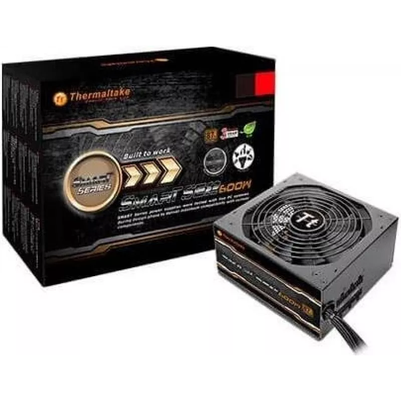 Voeding Thermaltake Smart SE2 600W ATX semi-modulair, 86% efficiëntie, 120mm-ventilator