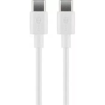 Goobay USB-C oplaad- en synchronisatiekabel, 2 m, wit | Goobay