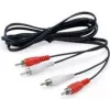Equip 147094 audiokabel 2,5 m 2 x RCA zwart