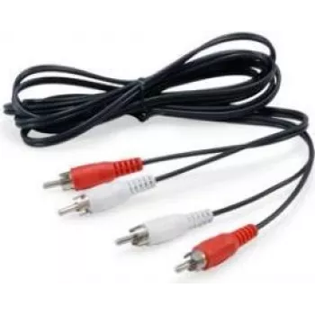 Equip 147094 audiokabel 2,5 m 2 x RCA zwart