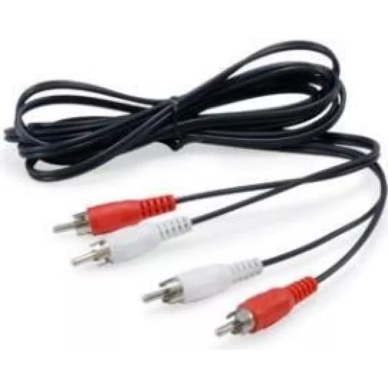 Equip 147094 audiokabel 2,5 m 2 x RCA zwart