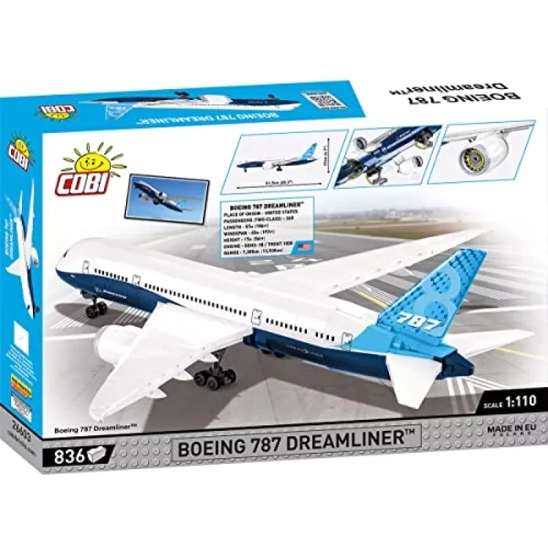 COBI Boeing 787-8™ DREAMLINER™ vliegtuig