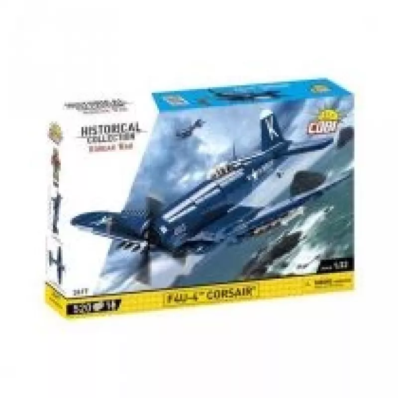 Bouwstenen COBI F4U-4 Corsair 520 stuks Koreaanse Oorlog