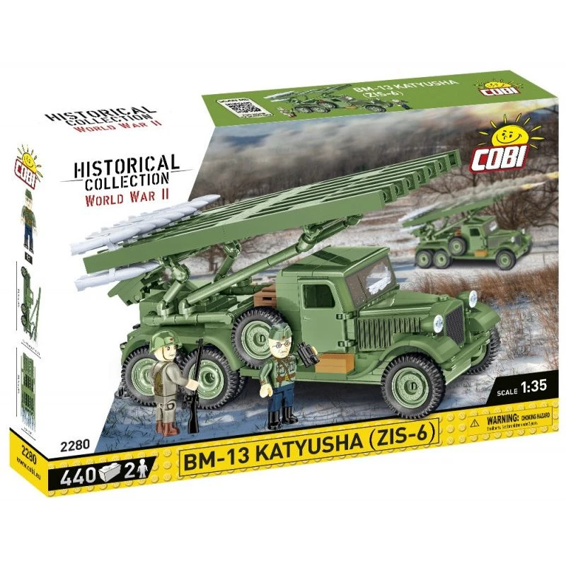 COBI bouwstenen BM-13 Katjoesja ZIS-6 440 onderdelen