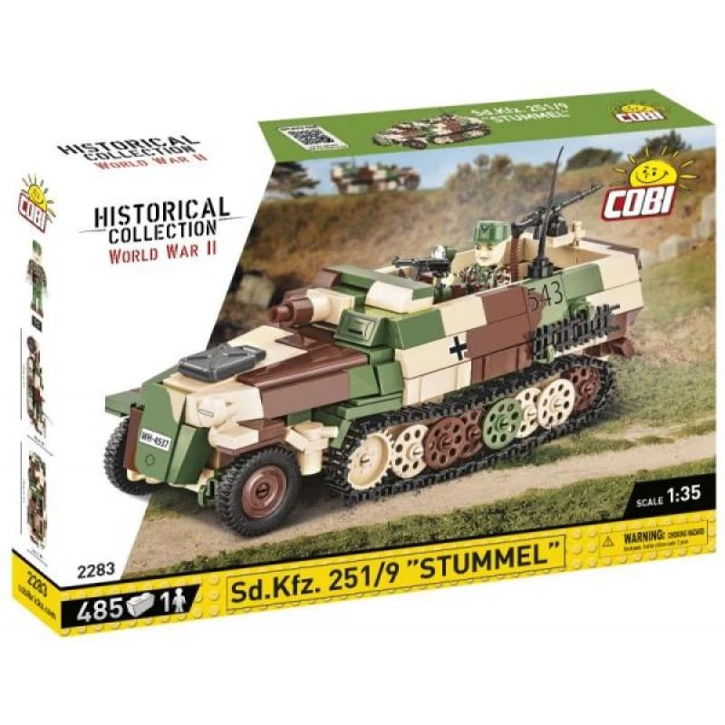 Sd.Kfz. 251/9 Stummel, constructiespeelgoed