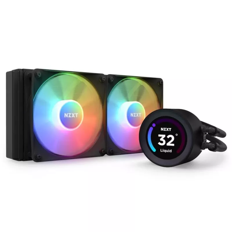 All-in-one-vloeistofkoeler NZXT Kraken Elite 240 RGB 12 cm zwart