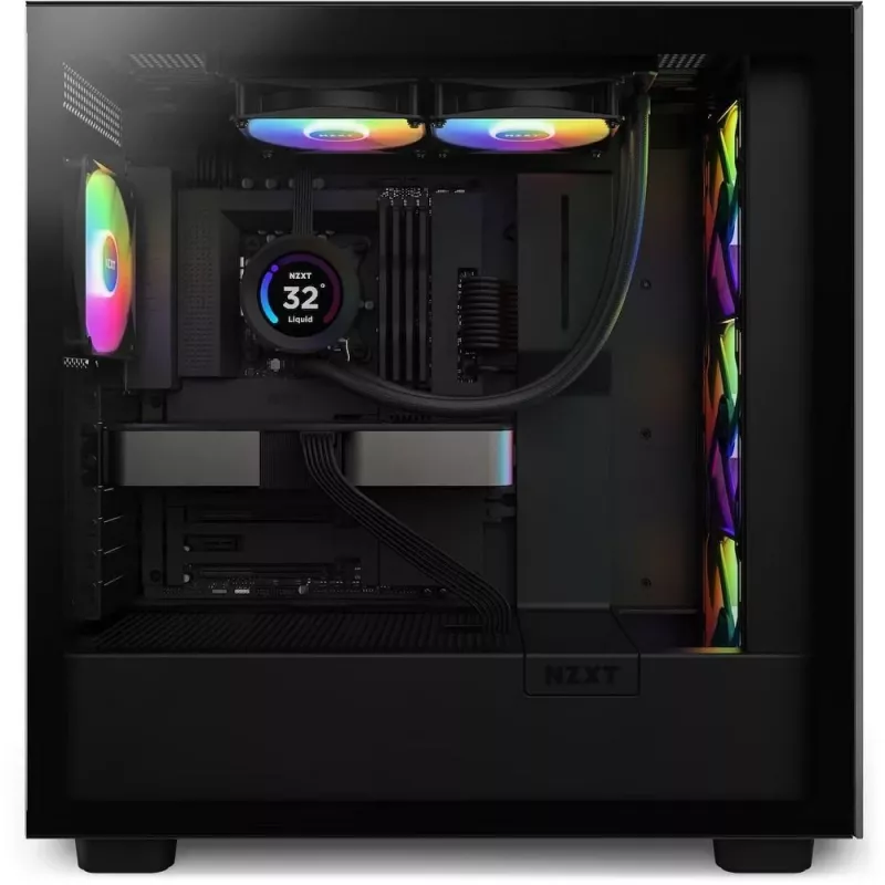 All-in-one-vloeistofkoeler NZXT Kraken Elite 240 RGB 12 cm zwart