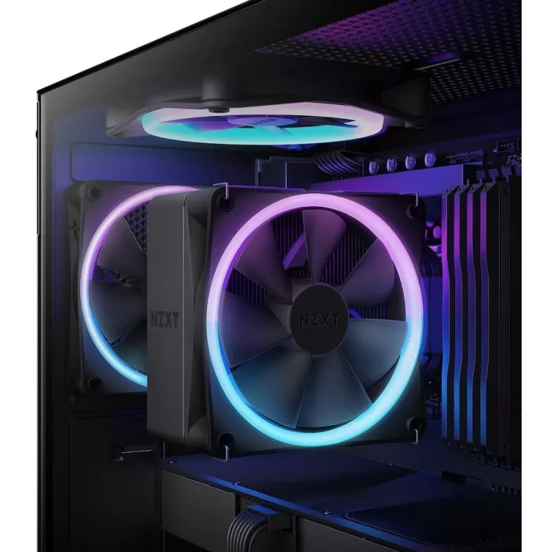 NZXT T120 RGB processor-luchtkoeler 12 cm zwart 1 stuk