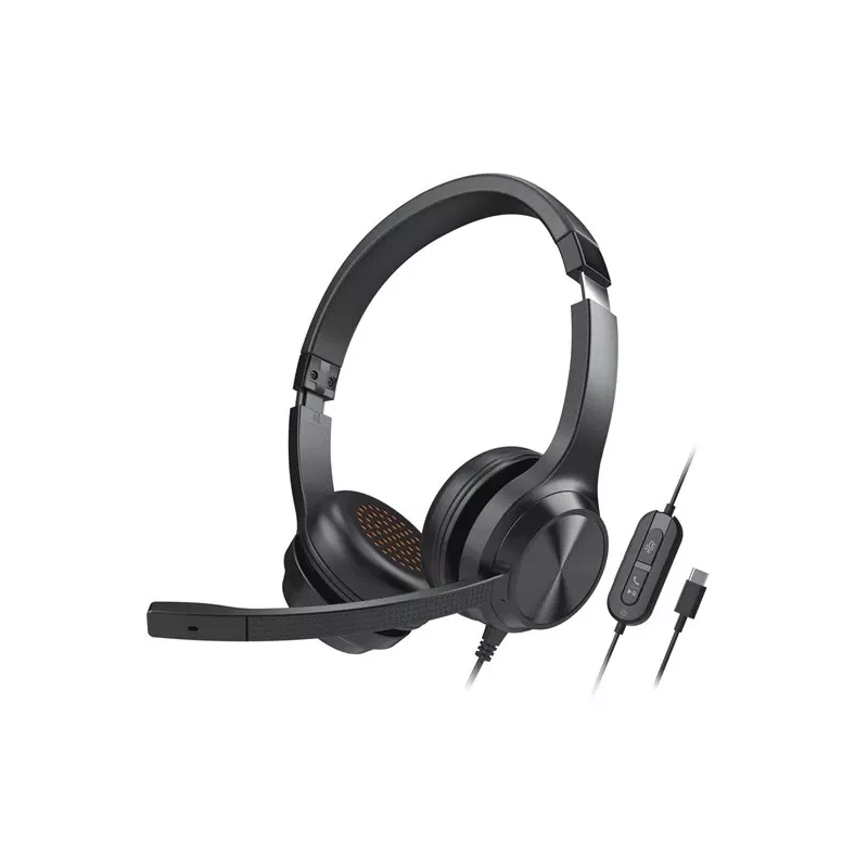 Creative 51EF0980AA000 Chat USB on-ear headset bedraad stereo zwart