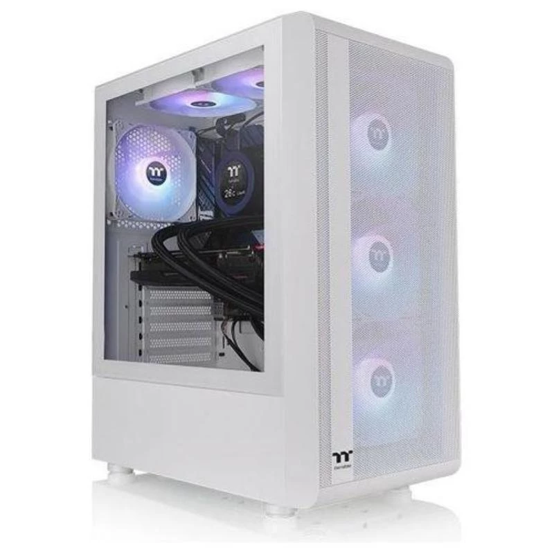 Thermaltake S200 TG Tempered Glass ARGB Snow Edition Mid Tower PC-behuizing