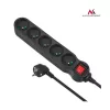 MCE184 elektrische verlengdoos stekkerdoos 5 stopcontacten (3 M) - Maclean