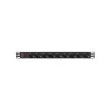 Lanberg PDU-09F-0300-BK 1U rack-PDU, 9x Schuko, 16 A, 3 m, zwart