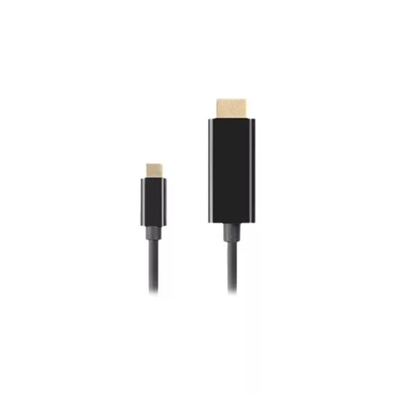 Videoadapterkabel LANBERG CA-CMHD-10CU-0030-BK, USB Type-C naar HDMI 2.0, 3 m, 18 Gbit/s, 4K