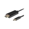 Videokabel-adapter Lanberg CA-CMHD-10CU-0018-BK 1,8 m USB Type-C naar HDMI