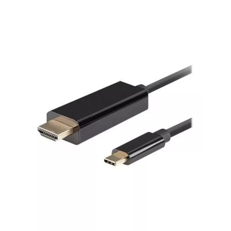 Videokabel-adapter Lanberg CA-CMHD-10CU-0018-BK 1,8 m USB Type-C naar HDMI