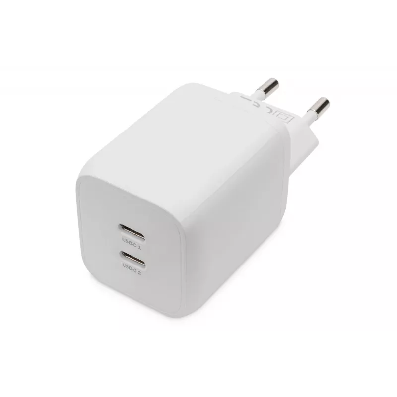 Digitus USB-C oplader. 2-poorts. 65W GaN