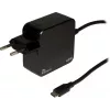Oplader Inter-Tech PD-2045 universeel zwart AC voor binnen 20V USB-C