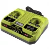 Acculader 18V / 2 poorten