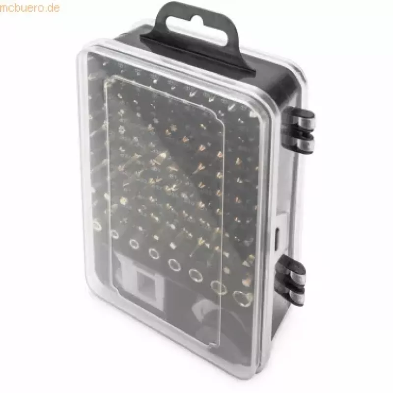 Digitus precisie-schroevendraaierset 115-delig 98 bits Security Torx Hex Phillips