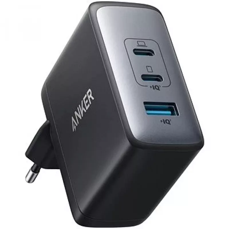 Anker Powerport 736 Nano II universele zwarte AC-snellader voor binnen