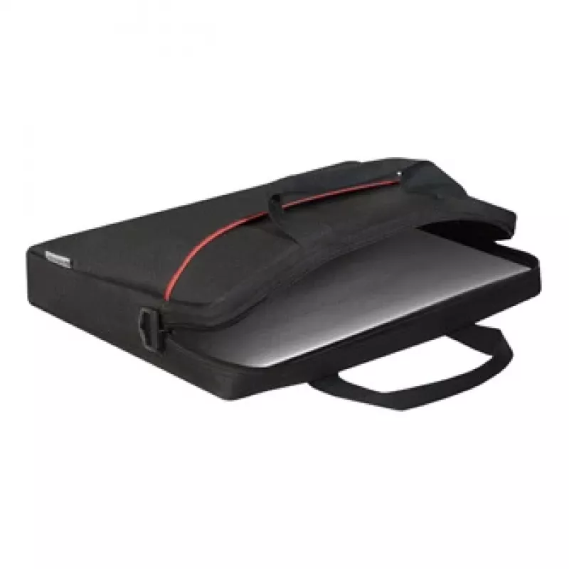 Aktetas DEFENDER Defender Lite voor 39,6 cm (15,6 inch) laptops, polyester, zwart, 430×310×80 mm
